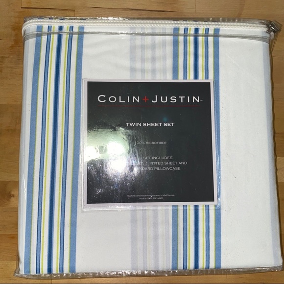 NIP Colin + Twin Sheet Set - Picture 1 of 3